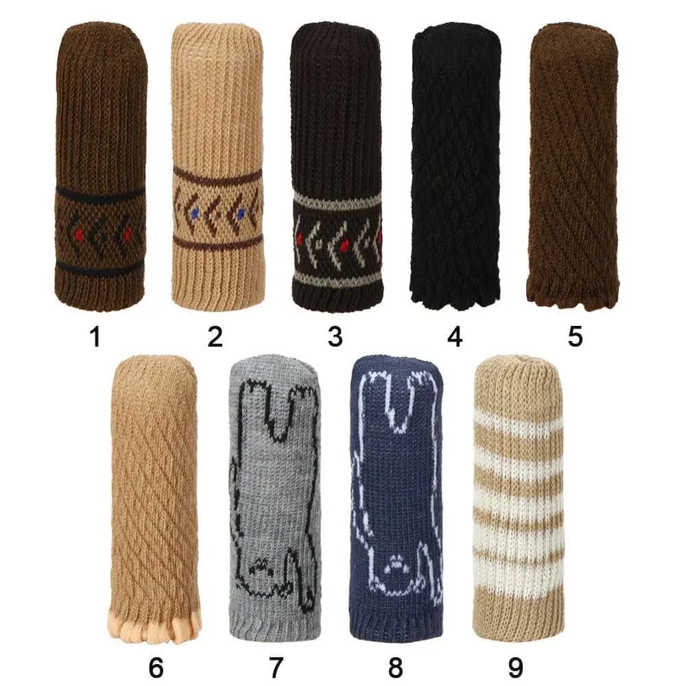 Chaussettes de pied de chaise anti-bruit épaisses, housses de protection de sol de meubles, manchons