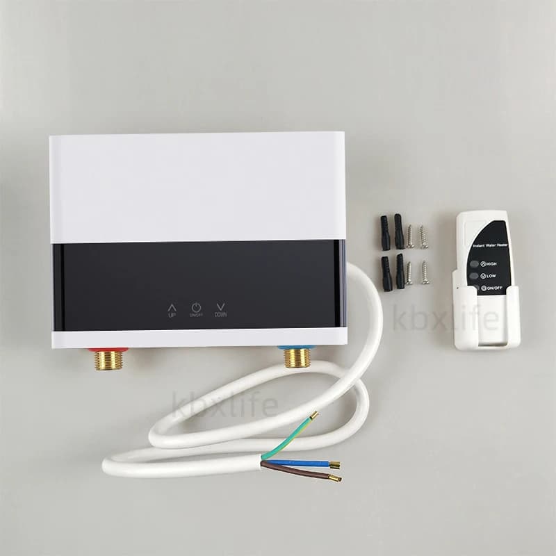 110V 220V chauffe-eau instantané salle de bains cuisine mural chauffe-eau électrique LCD affichage d