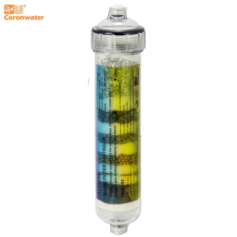 Coronwater Filtre à eau alcaline adhérence IALK-101 pour les barrage Osmose Purification de l'eau