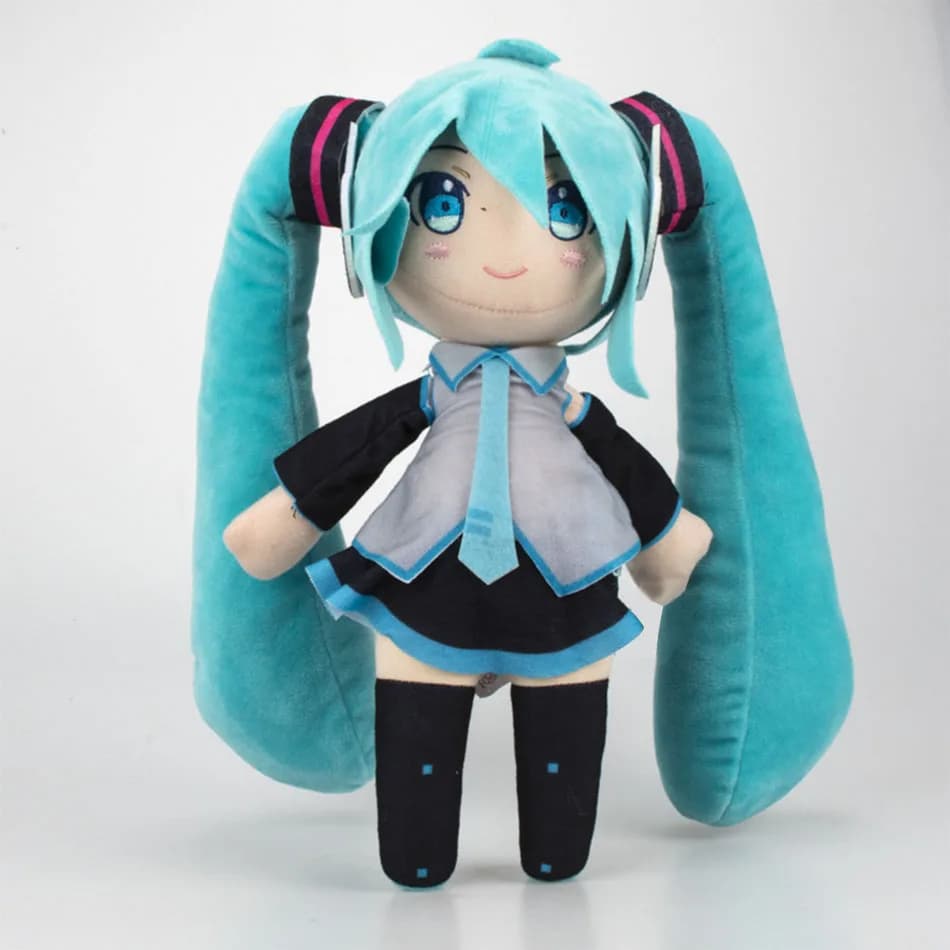 20-29 cm Hatsune Miku Kawaii Q Version Fufu Figure en peluche poupée Anime périphérique en peluche j
