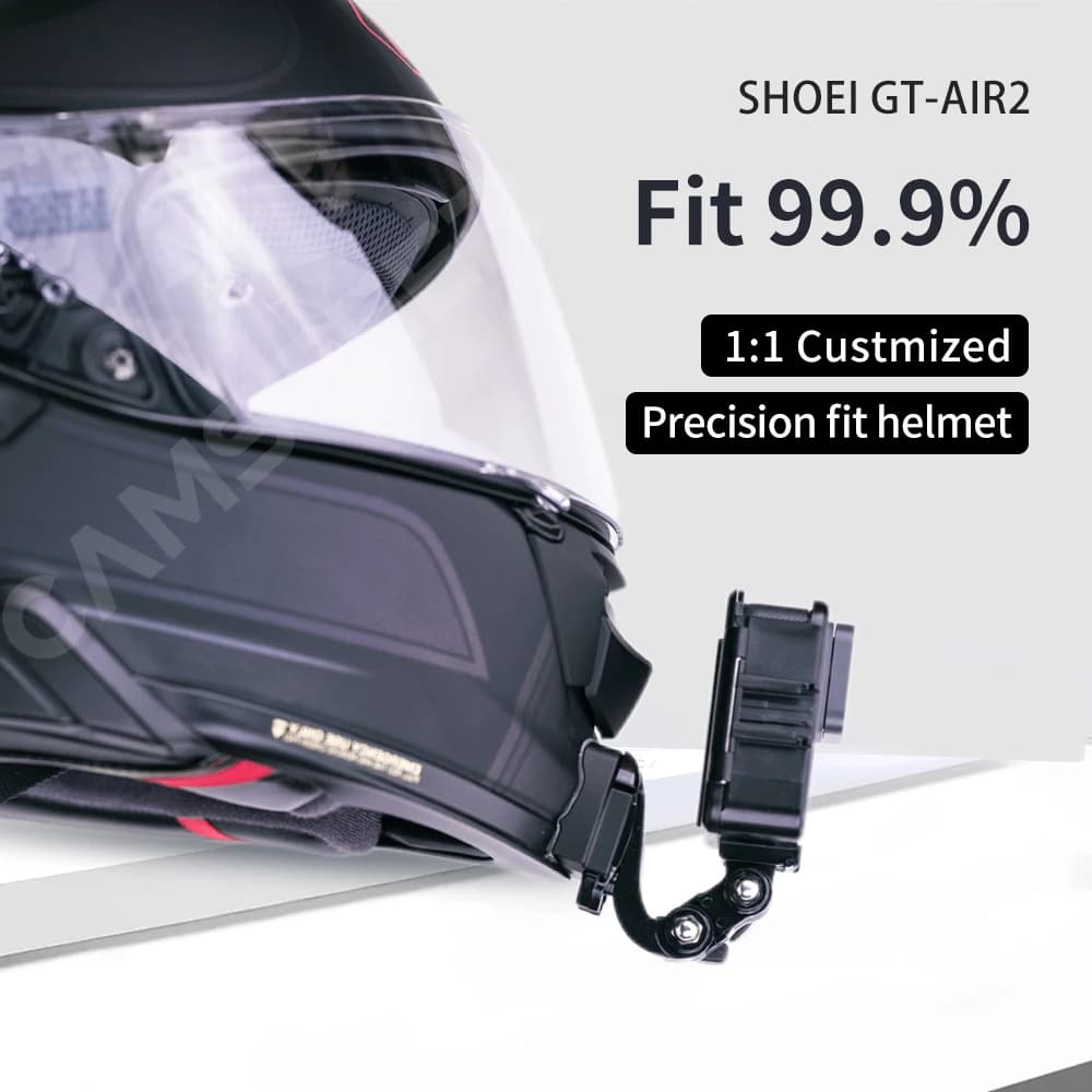 Support de ruisseau de casque personnalisé pour Luminei Gt Air2, GoPro Hero12, 11, 10/9 Instactage 3