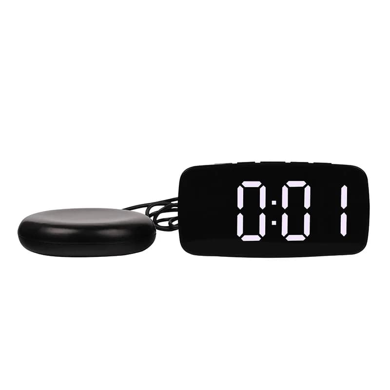 Réveil vibrant Super fort avec secoueur de lit, double USB multifonctionnel pour dormir lourd, sourd
