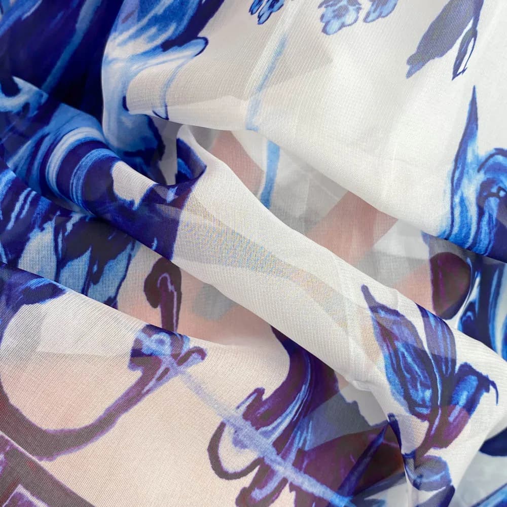 Robe Maxi à manches chauve-souris pour femmes, imprimé porcelaine bleue et blanche, style bohème, va