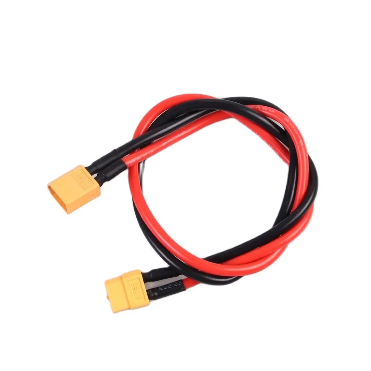 Câble d'extension de prise mâle à femelle XT60, 1 pièce, fil en Silicone, plusieurs tailles 14awg 12