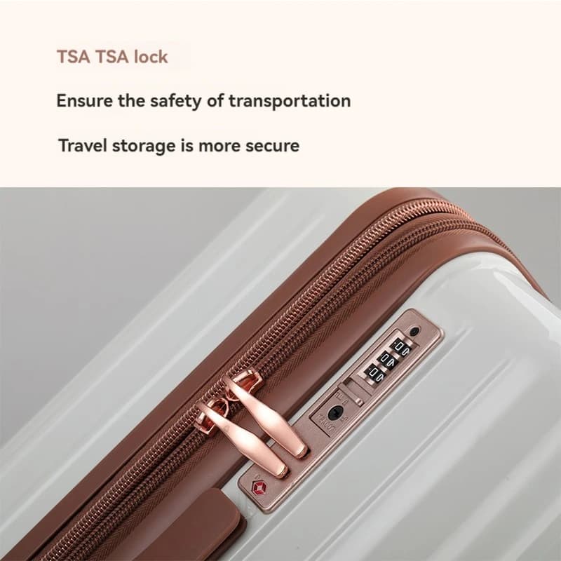 1 Piece Set 20/ 24inch Boarding Large Capacity Expandable Suitcase Anti-Scratch Surface Customs Lock