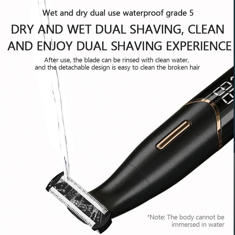 Zone intime coupe de cheveux rasoir de précision hommes ligne de Bikini boules de rasoir sensibles o
