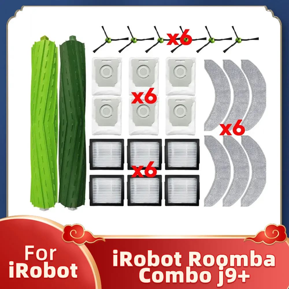 Compatible avec l'aspirateur robot iRobot Roomba Combo J9+ j7+ Pièces de Rechange Brosse Latérale Pr