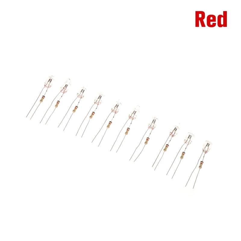 10 pièces indicateur néon vert rouge bleu signes 6mm lampe au néon lueur 2 fil de cuivre 6X13mm ampo