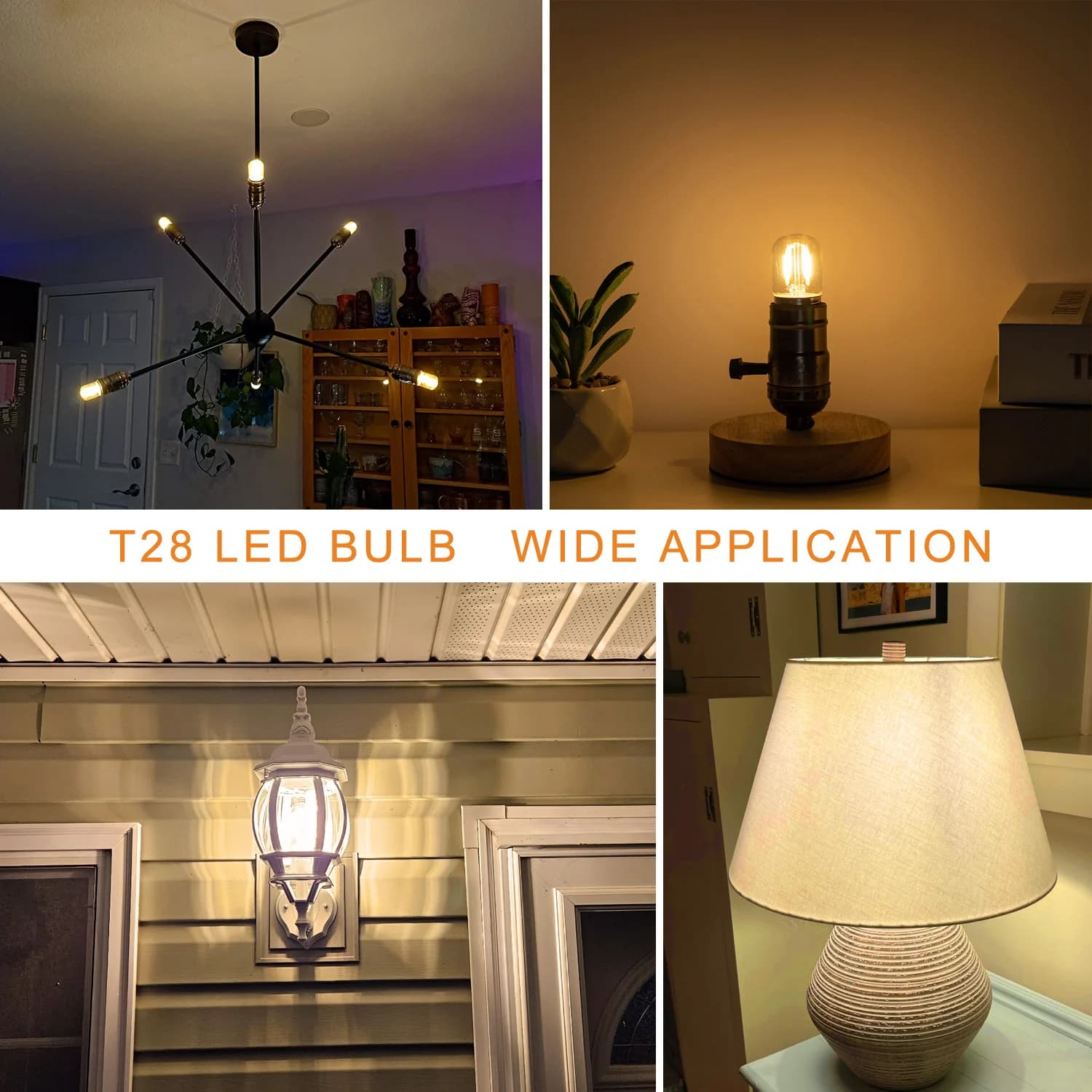 Mini ampoules LED tubulaires à base de baïonnette B22, ampoule décorative intérieure, verre transpar