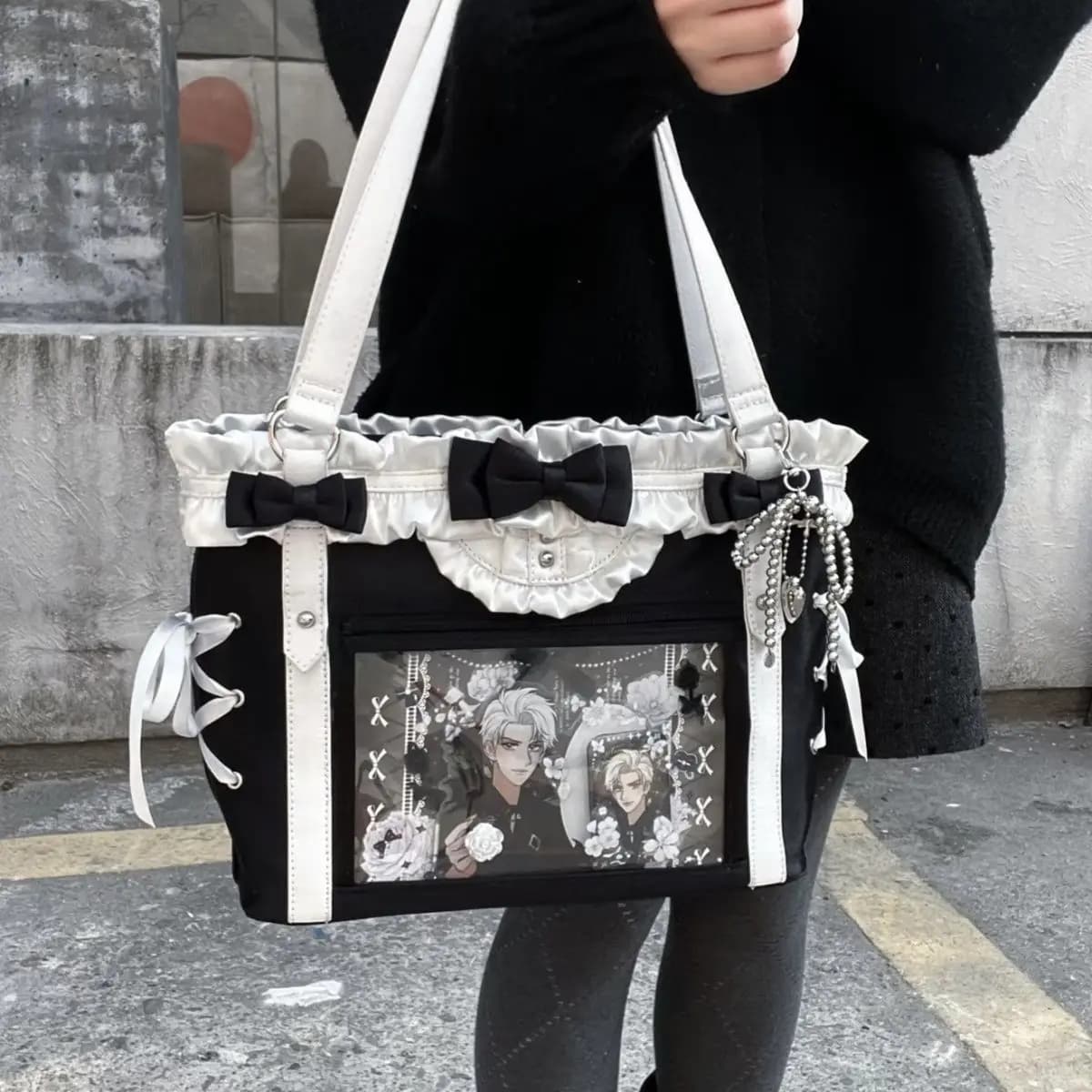 Nouveau design de mode pour filles, sac Y2K Ulzzang Ita, style preppy, sac à bandoulière pour femmes