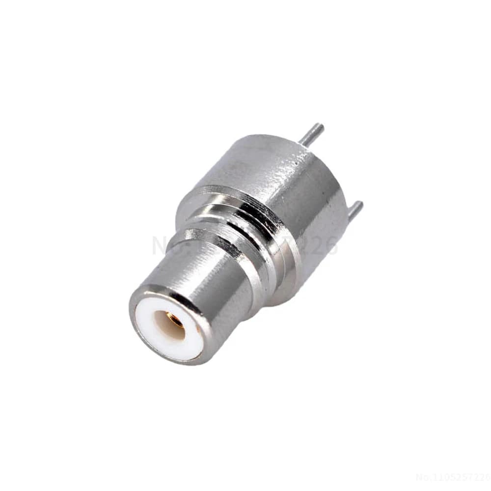 Prise RCA-KE, connecteur femelle RCA AV à 4 broches, connecteur RCA vertical blanc, prise audio/vidé