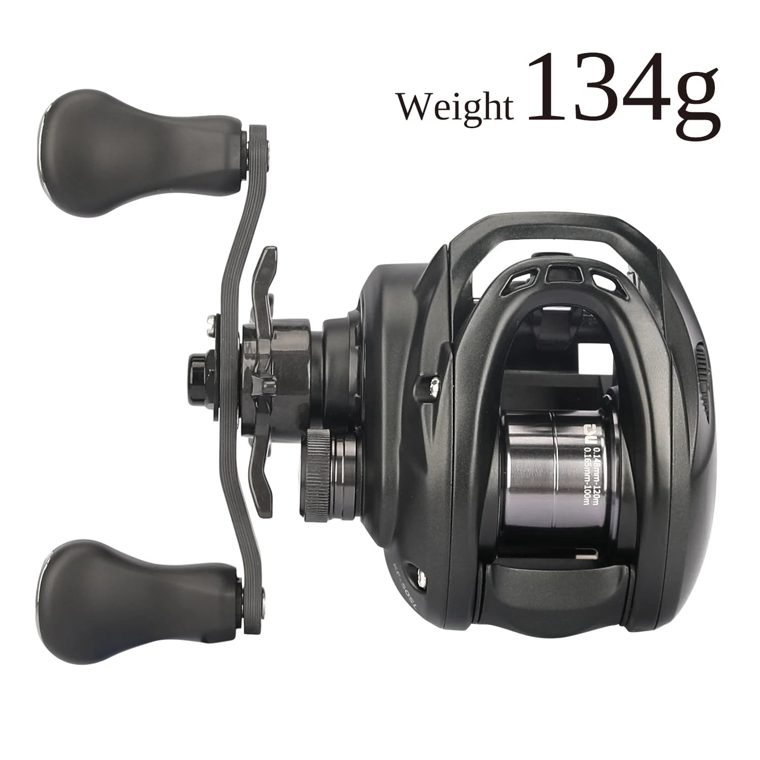 TSURINOYA – moulinet de pêche Baitcasting ultraléger 135g, 6.1g, Dark Wolf 50S 7.1:1, bobine peu pro