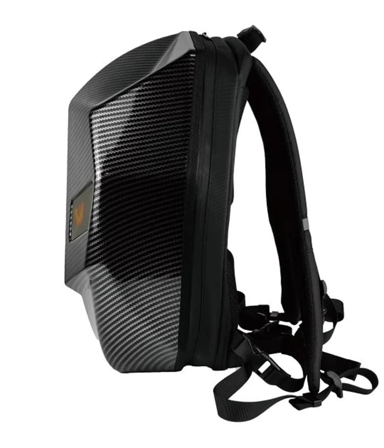 LED Knight – sac à dos de cyclisme pour casque de moto, Bluetooth, étanche, coque rigide, sacs pour 