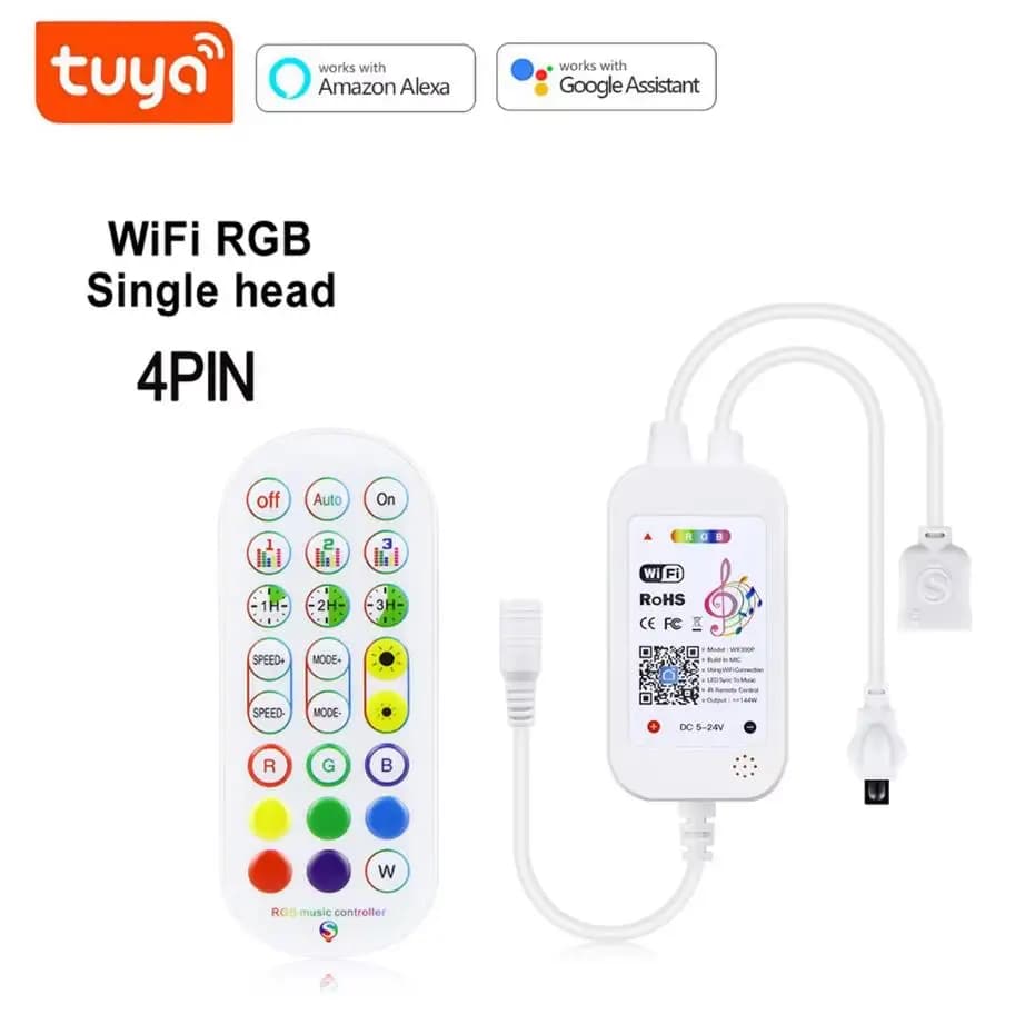 Tuya-Contrôleur de bande LED RVB à intensité variable, interrupteur intelligent, variateur LED, band