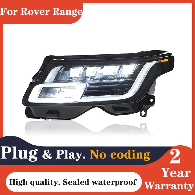 Phares pour Land Rover série L405, anciens à nouveaux, avec matrice LED, à brancher