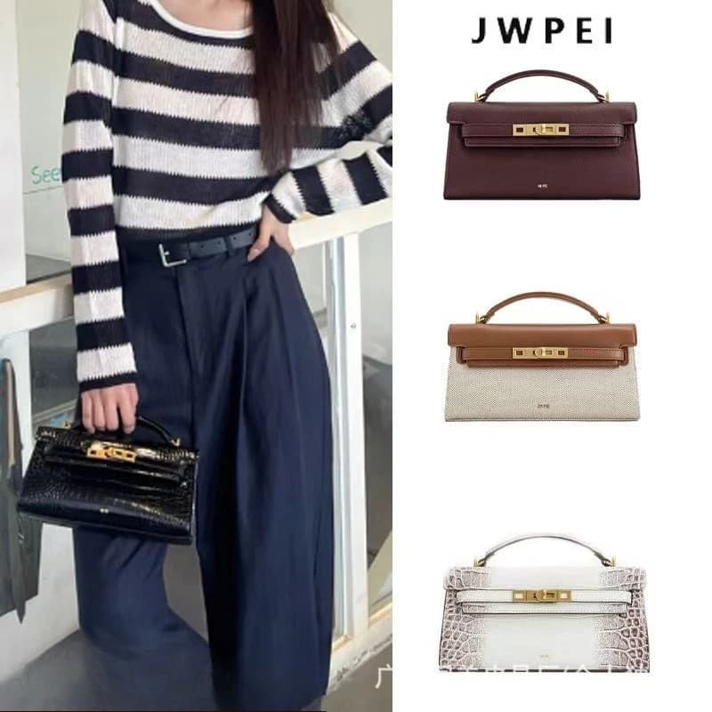 Sac à main 2026JW PEI, motif crocodile, nouveau style, haut de gamme, sac à main/sac bandoulière pou
