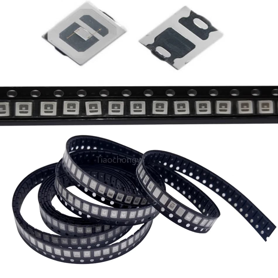 2835 3528 SMD UV violet puce de lumière lampes ltraviolet 0.5W 0.2W 395nm 365nm LED Diode électrolum