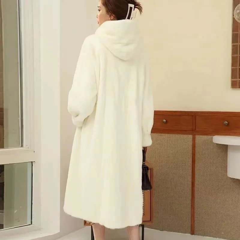 Veste en velours de vison imité pour femme, imprimé léopard, manteau paresseux et mn arc-en-ciel, à 