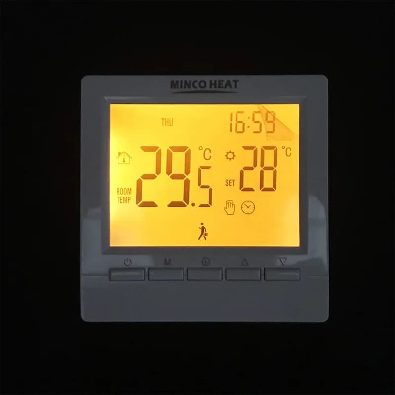 Régulateur de température de chauffage de chaudière à gaz Programmable, commande manuelle, Thermosta