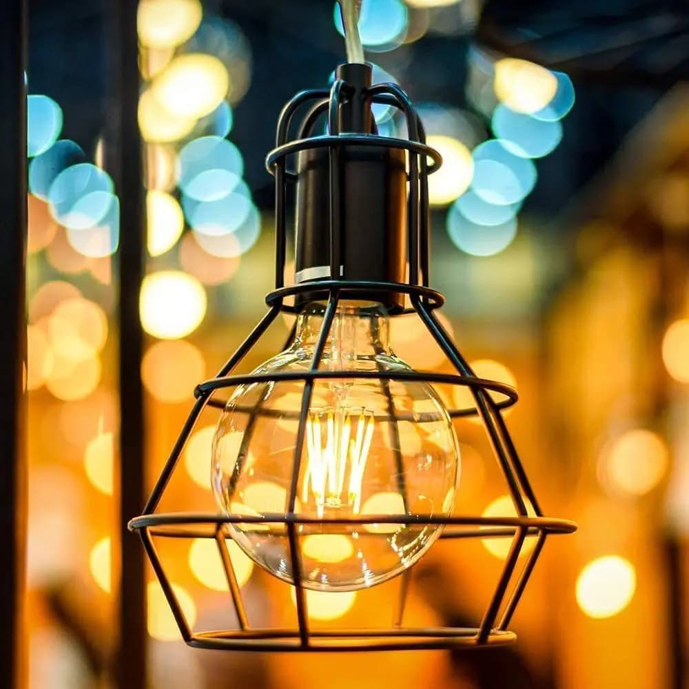 Ampoule à Filament G80 LED E27 220V 4W 6W 8W 10W 12W 2700, ampoule Edison claire, marron clair ambre