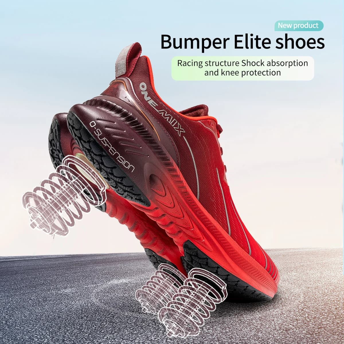 ONEMIX-Chaussures de course à lacets pour hommes, baskets d'athlétisme, de sport, d'extérieur