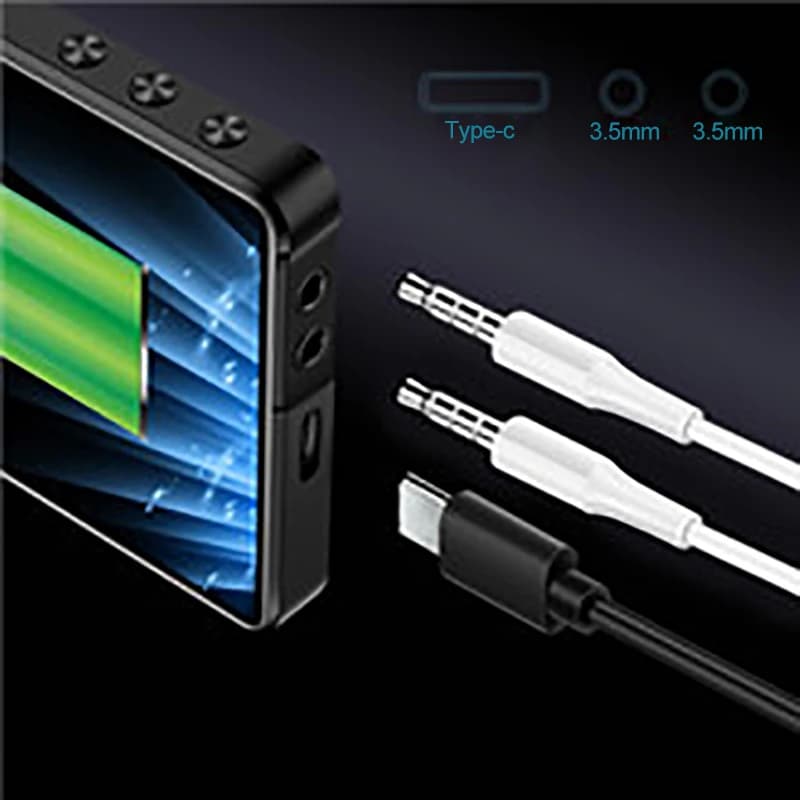 Lecteur MP4 UI 4 pouces, lecteur de musique MP3, Bluetooth 5.0, écran tactile 16 go avec haut-parleu