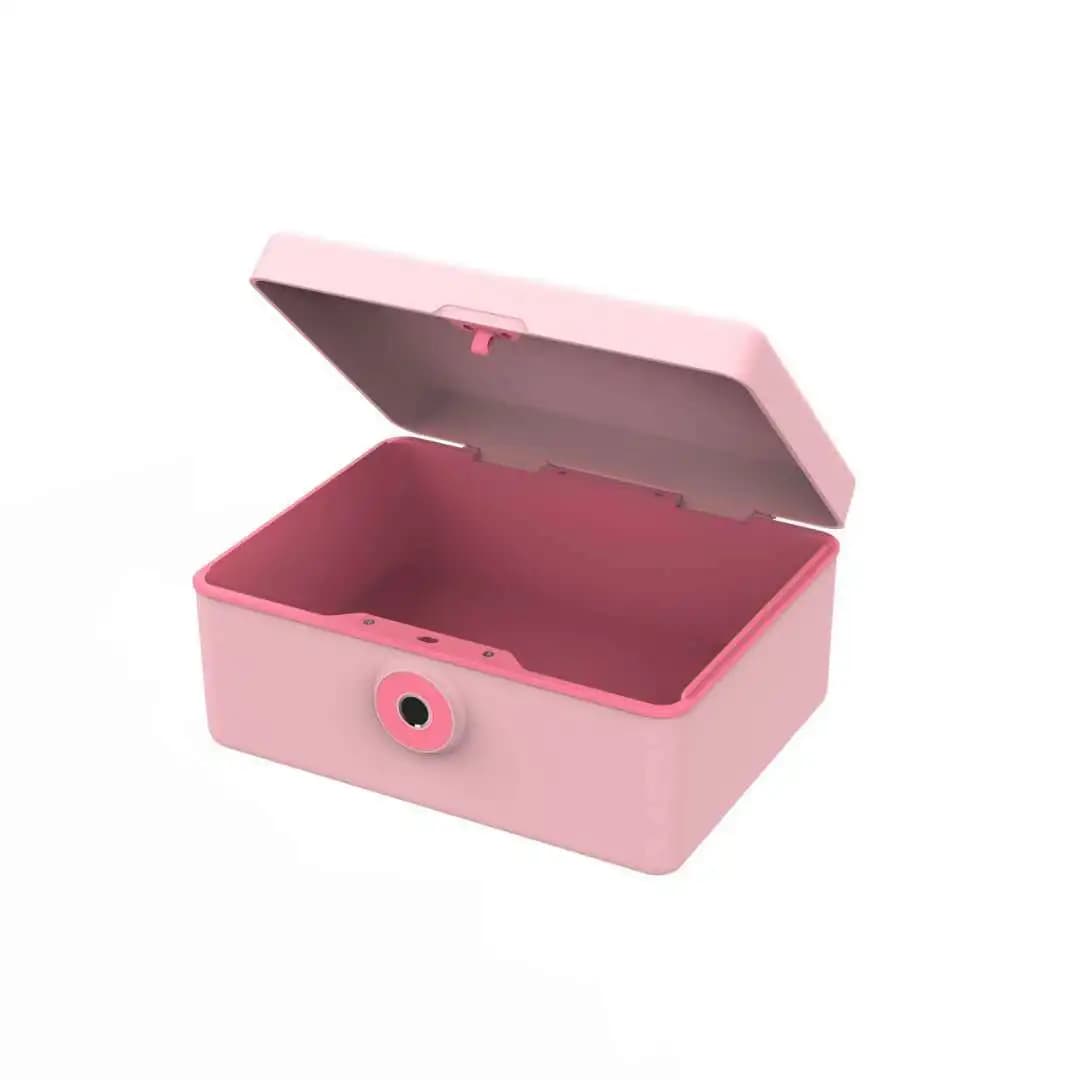 Coffre-fort biométrique à empreintes digitales, mini coffre-fort pour argent, bijoux, boîte de range