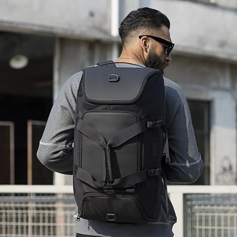 BANGE sac de sport pour hommes valise multifonction sac à dos grand étanche Anti-taches hommes sac d