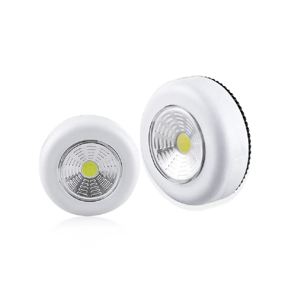 Veilleuse ronde à LED COB, sans fil, tactile, lumières d'armoire, batterie 62, lampe de garde-robe p