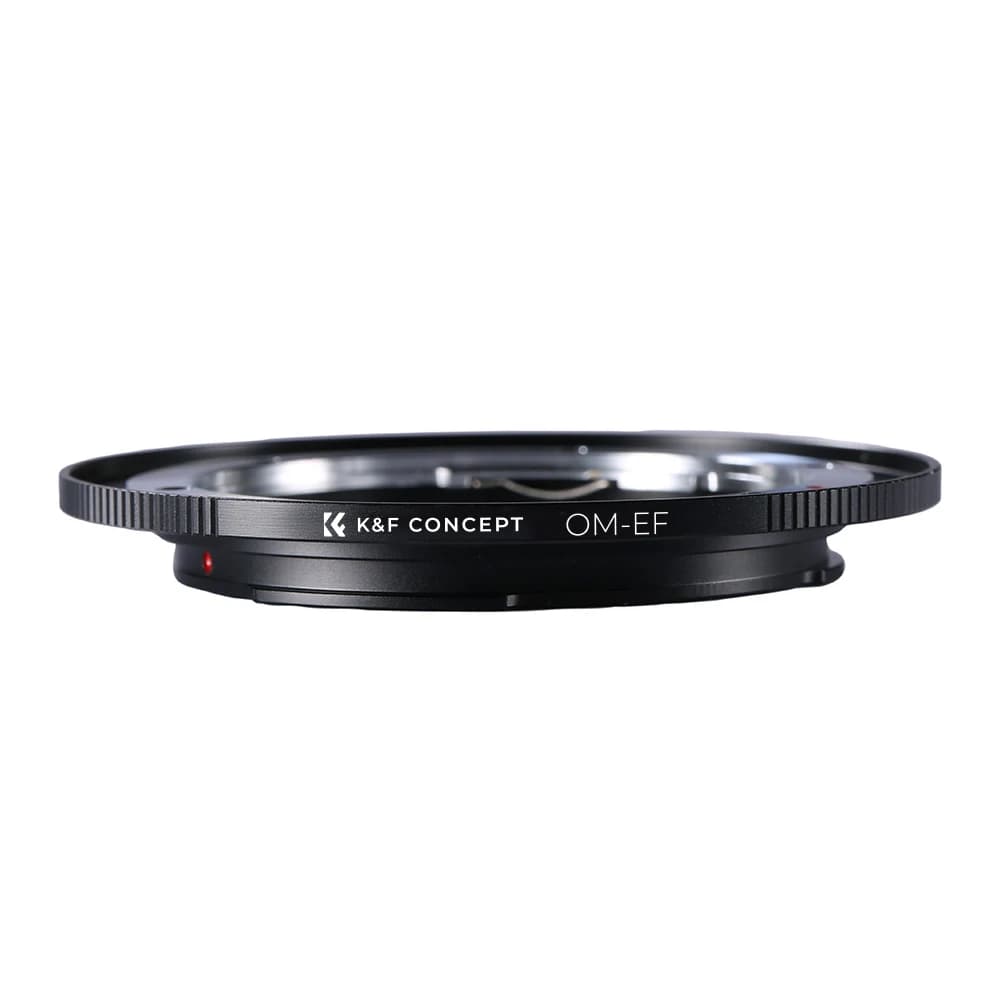 Adaptateur d'objectif d'appareil photo K&F CONCEPT OM-EF pour objectifs Olympus OM vers monture d'ob
