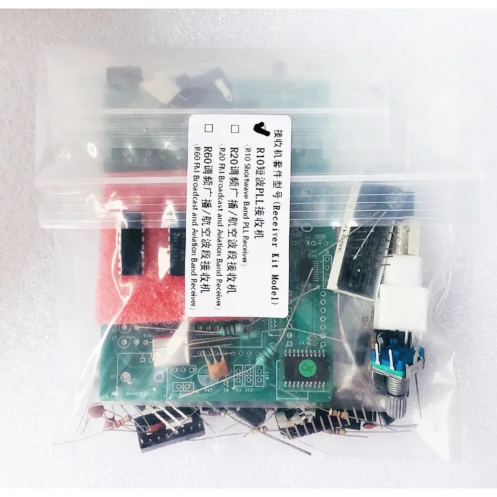 Récepteur PLL à ondes courtes R10, kit de bricolage, haute sensibilité, radio AM, AMPueblDC12V, 3-23