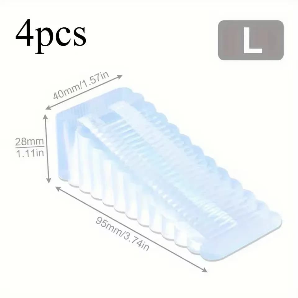 Butoir de porte en silicone de sécurité, cale de retenue pour la maison et le bureau, butoir anti-ch