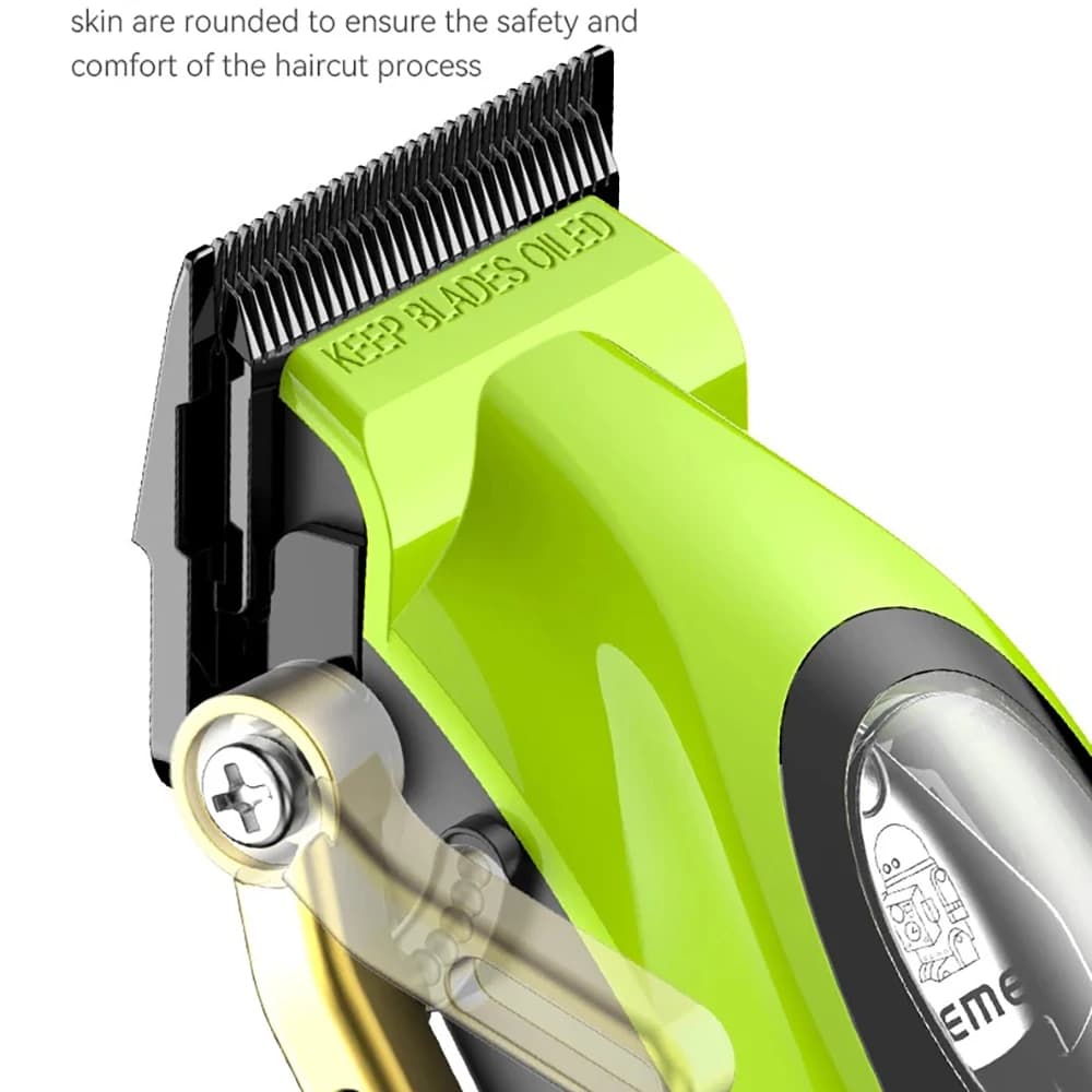 Kemei 2035-Tondeuse à cheveux professionnelle sans fil pour hommes tondeuse à moteur magnétique coup