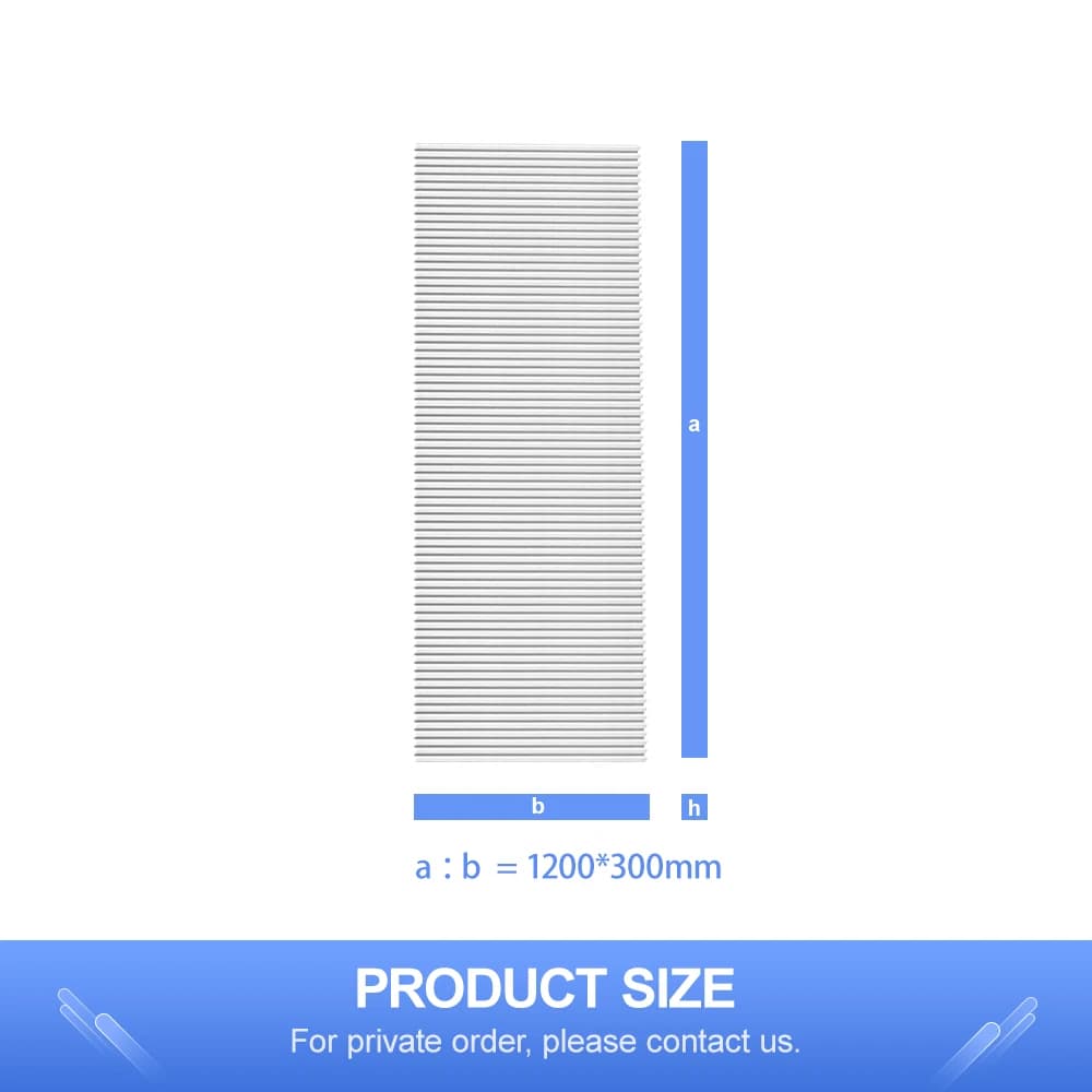 Papier filtre HEPA générique DIY 300*1200mm avec plis de 20mm pour purificateur d'air de voiture fai