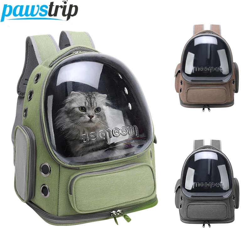 Sac de transport Transparent pour animaux de compagnie, sac à dos de voyage en plein air pour chats,