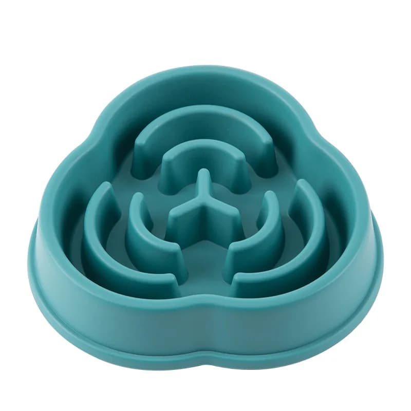 Bol de nourriture lente pour chien et chat, aide aux graisses, rond sain, Anti-étouffement, épais et