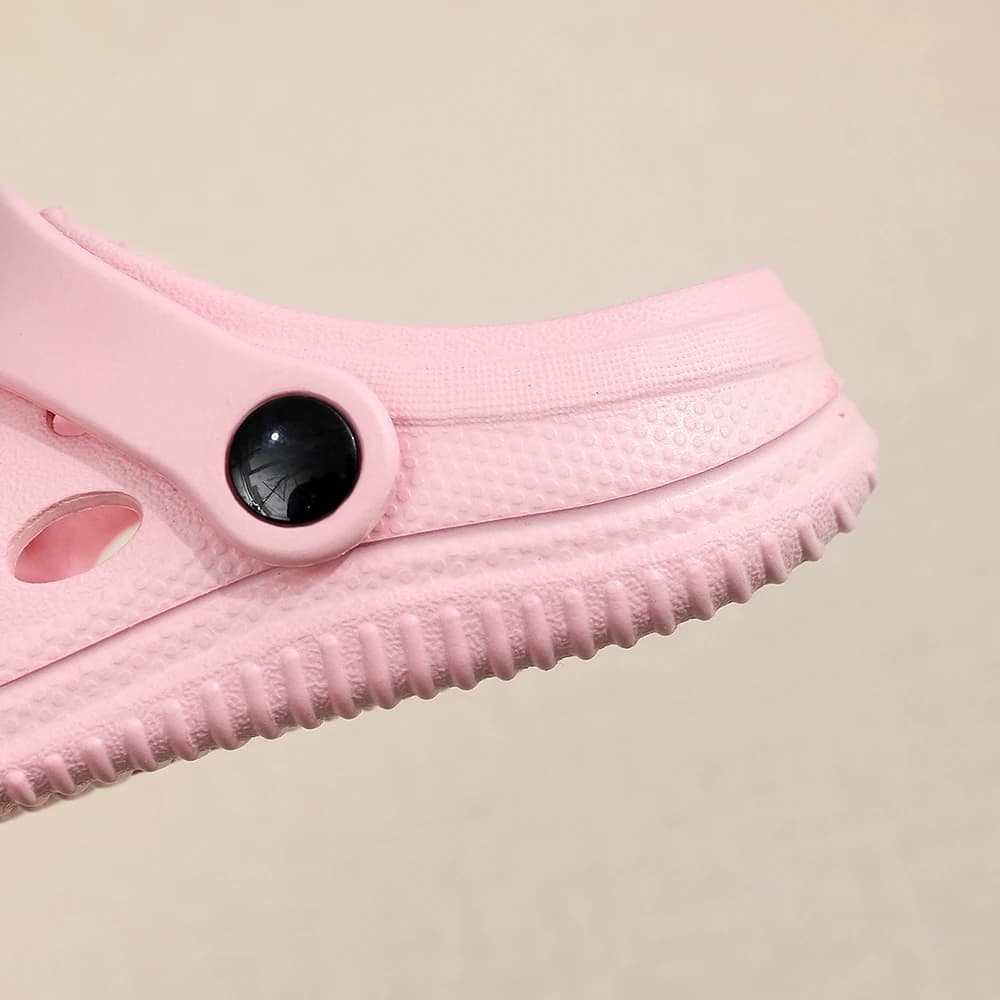 Sandales à trous pour enfants, chaussures pour enfants, pantoufles souples antidérapantes, Design Si