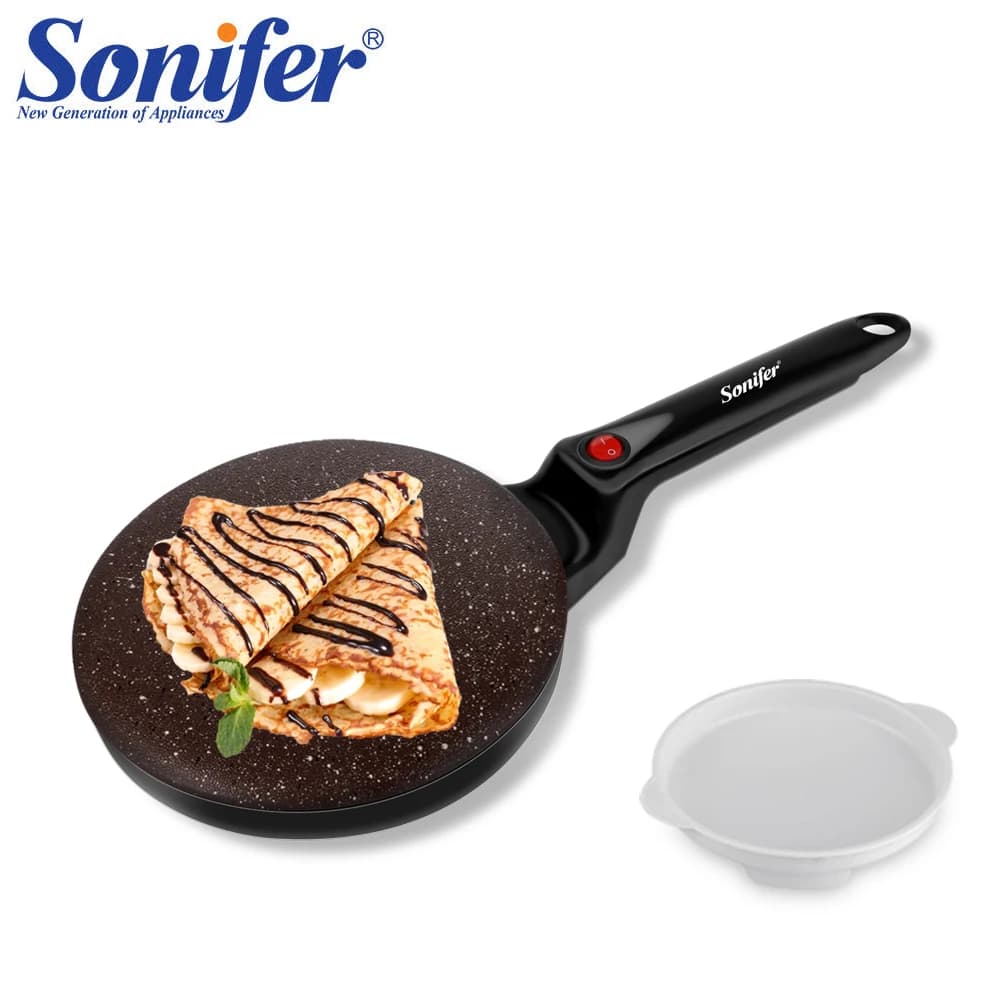 Macifer-Crêpière électrique avec trou de crochet, plaque de cuisson antiarina, machine à petit-déjeu
