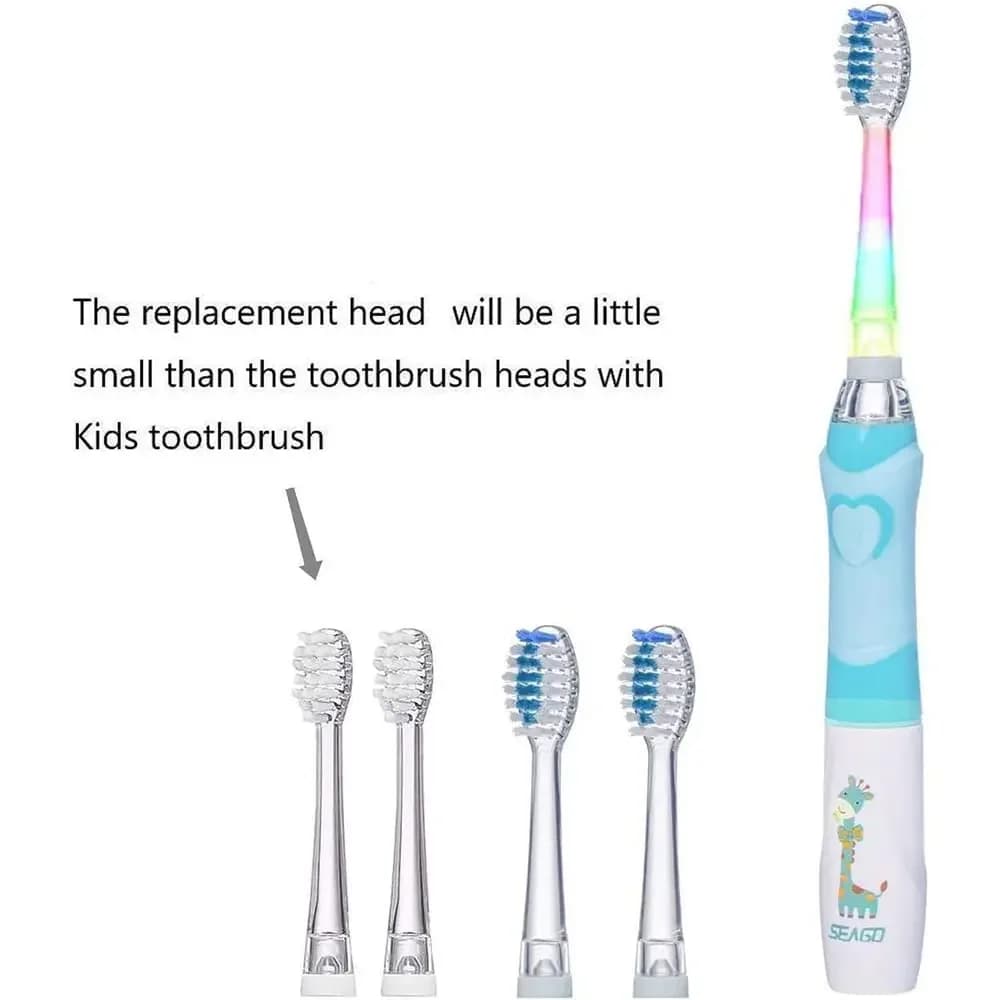 Têtes de brosse à dents de rechange pour enfants, brosse à dents électrique Seago Sonic, tête de bro