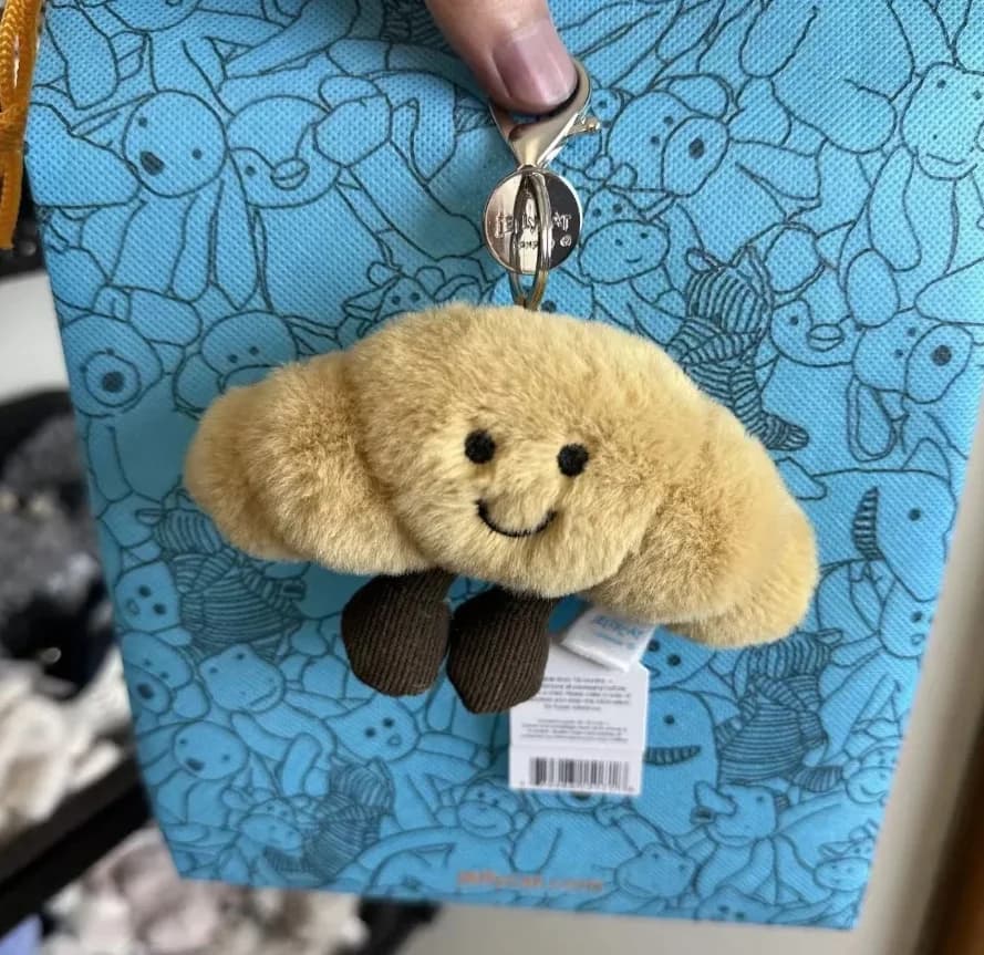 Nouveau porte-clés en peluche Kawaii JC Hot Bag, adorable jouet en peluche pour sac de fille, parfai