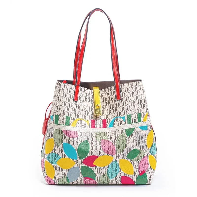 CH – sac à main de banlieue de grande capacité pour femmes, Design imprimé Unique, Style atmosphère 