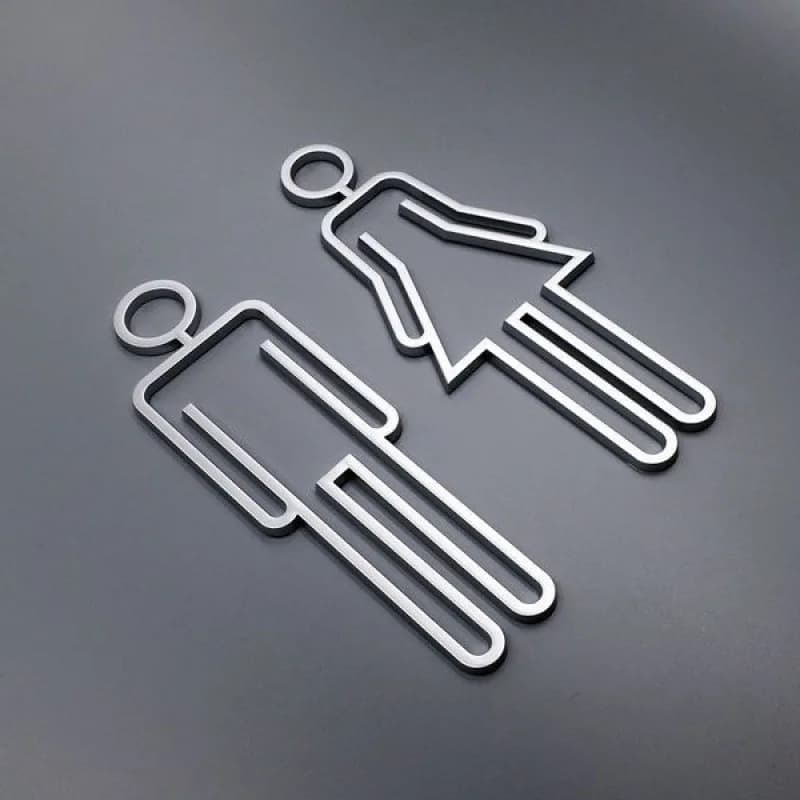 Un ensemble de panneaux de salle de bains ajourés en trois dimensions, panneaux de porte de salle de