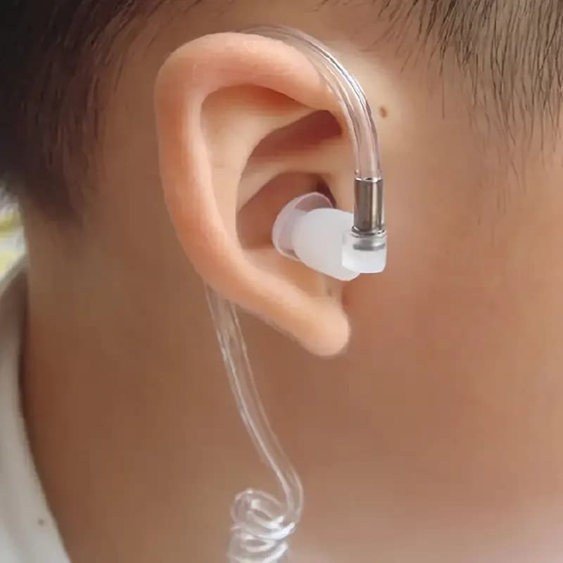 Oreillettes intra-auriculaires en silicone, lot de 1000 pièces, casque d'écoute radio, prix de gros