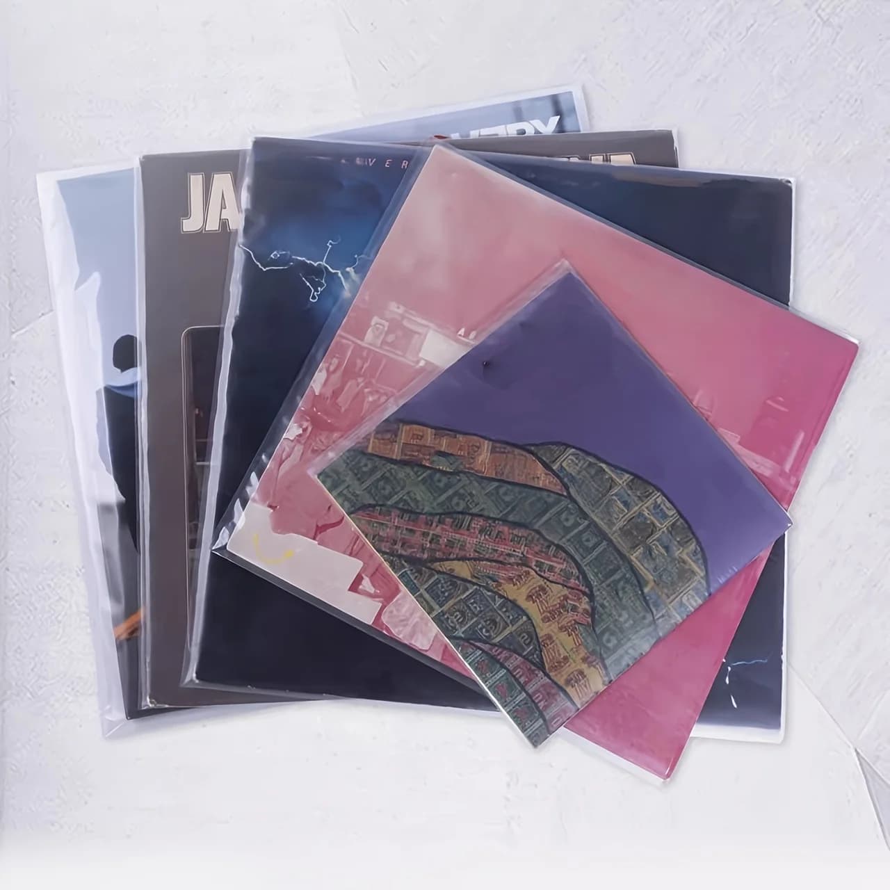 Manchons pour disques vinyles de 12 pouces de qualité supérieure, couvercle extérieur de stockage de