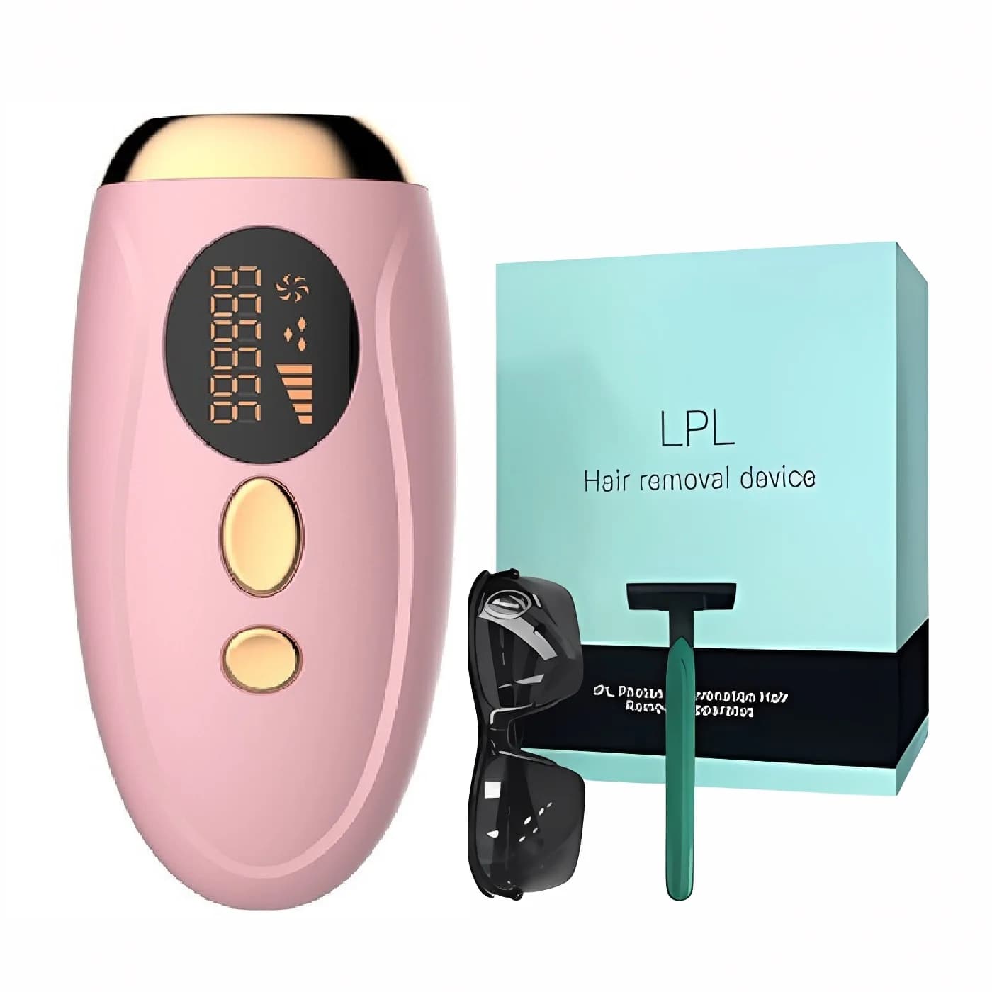 Épilateur laser IPL portable 999999   Flashes - Épilation indolore et permanente pour le corps et la