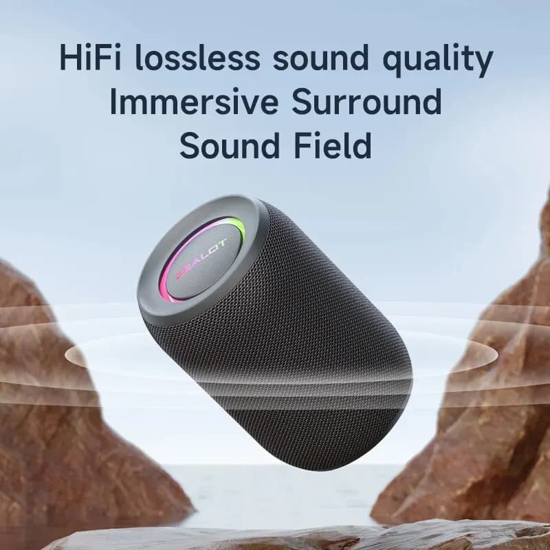 ZEALOT-S32PRO 15W Portable Bluetooth 5.2 haut-parleur extérieur étanche sans fil TWS Mini colonne bo