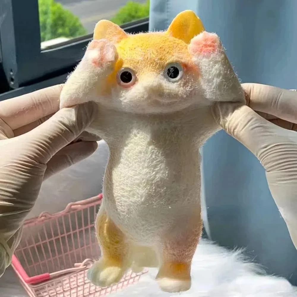 13CM mignon Taba Squishy chat moelleux collant réaliste chat anti-Stress jouet Simulation chats poup