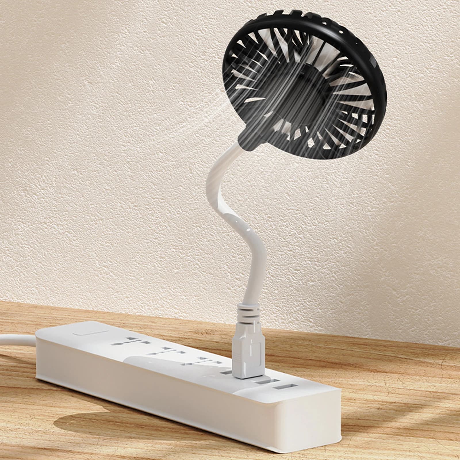 Mini ventilateur de bureau USB portable, moteur sans balais, rotation à 360 °, ventilateur de poche,