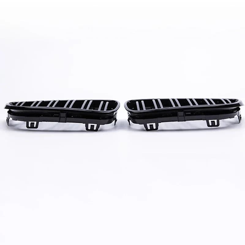 Pulleco-Grilles de pare-chocs avant de voiture pour BMW, grille de course rénale, double lamelle, no