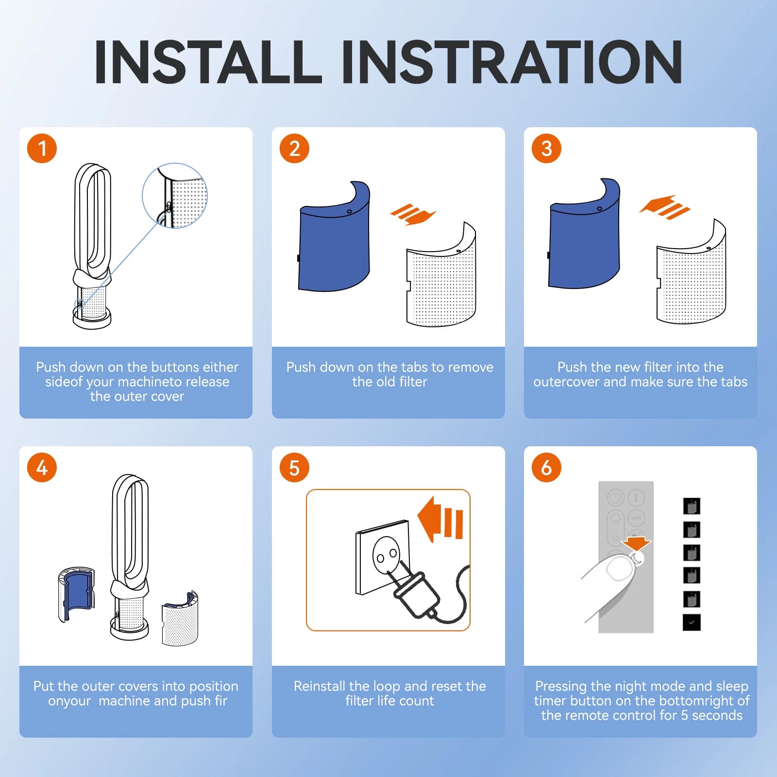 Filtre HEPA au charbon de remplacement pour purificateur Dyson TP04 HP04 DP04 TP05 HP05 Pure Cool, s